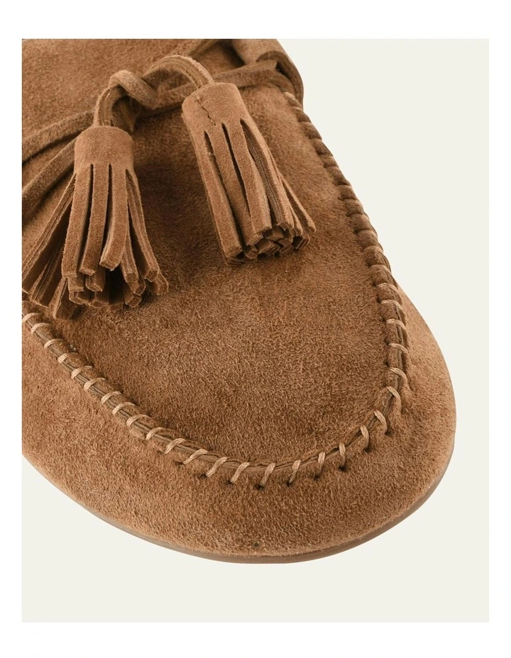Bass Suede Loafers in Biscuit image 3