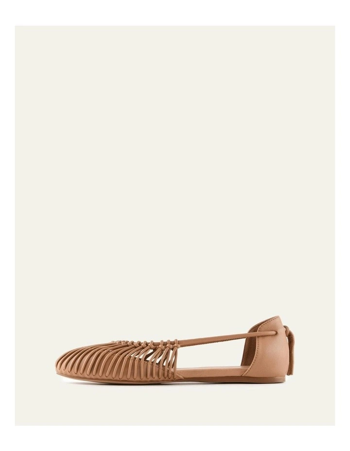 Yuzu Leather Casual Flats in Tuscan Tan image 5