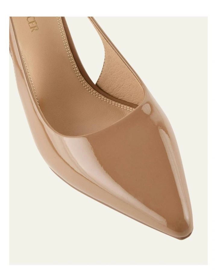 Lainey Mid Heels in Sepia Patent image 3