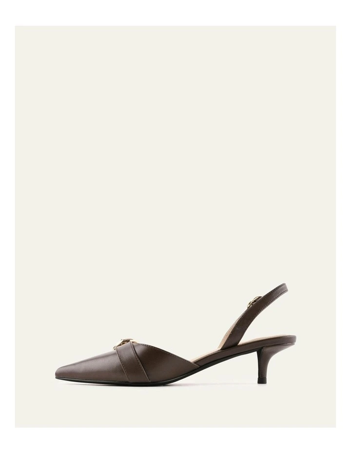 Ranger Leather Low Heels in Dark Rye image 4