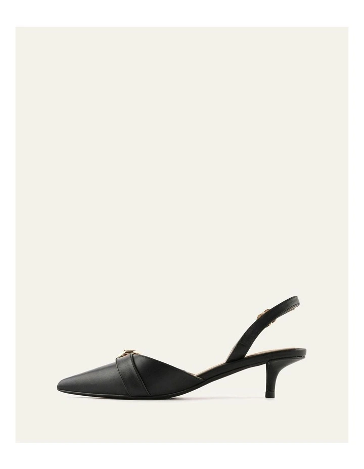 Ranger Leather Low Heels in Black image 5