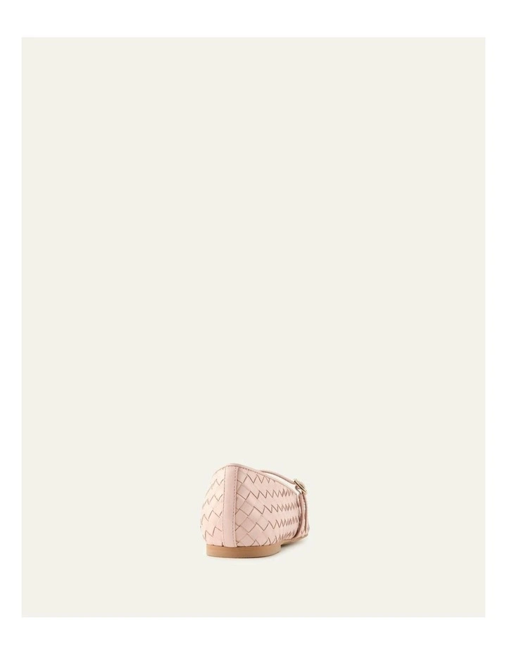 Sailor Leather Ballet Flats in Pale Pink image 4