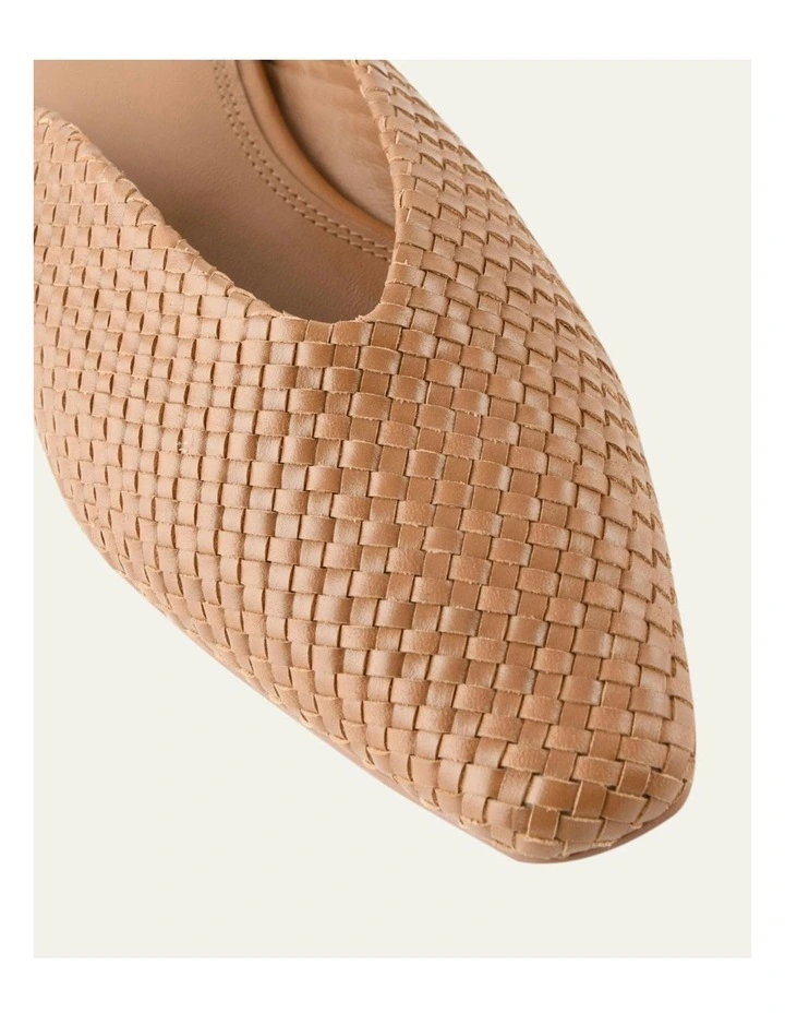 Lena Leather Dress Flats Tuscan in Tan image 3