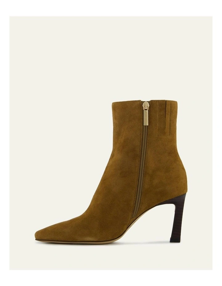Nessie Suede Mid Ankle Boots in Biscuit image 6