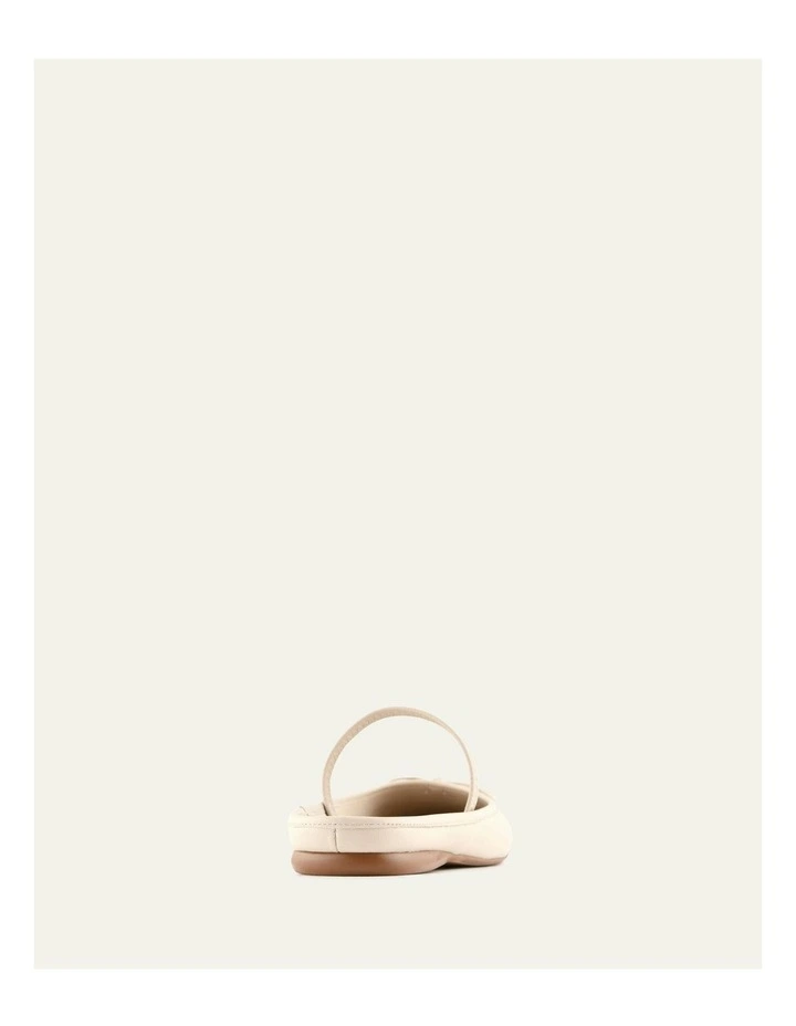 Nova Leather Casual Flats in Off White image 4