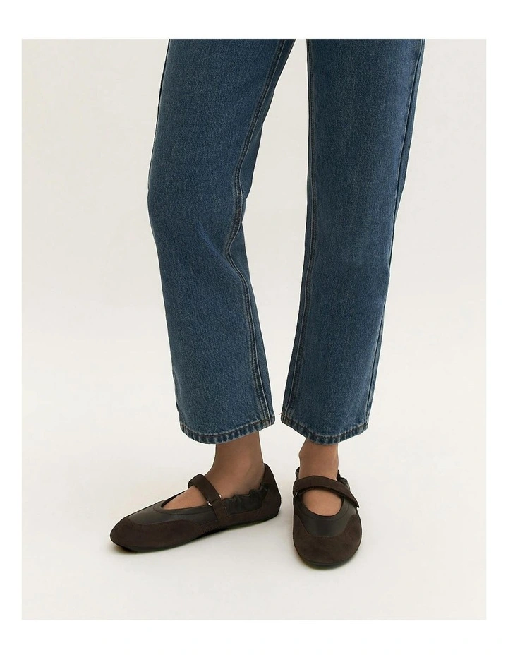 Chevy Casual Bitter Flats in Choc Multi image 7