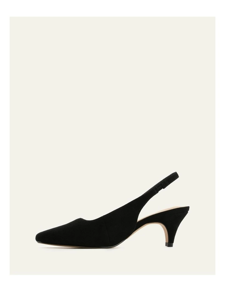 Trey Low Heels in Black Suede image 5