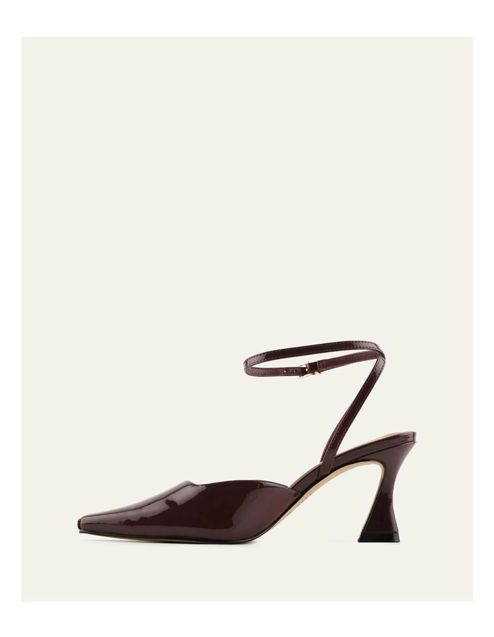 Jacquline Mid Heels in Merlot Patent image 5