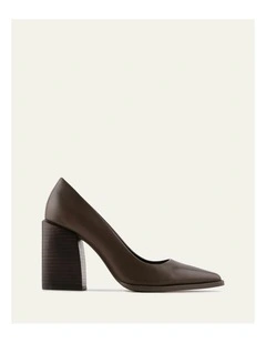 Corbyn High Heels in Dark Rye Leather