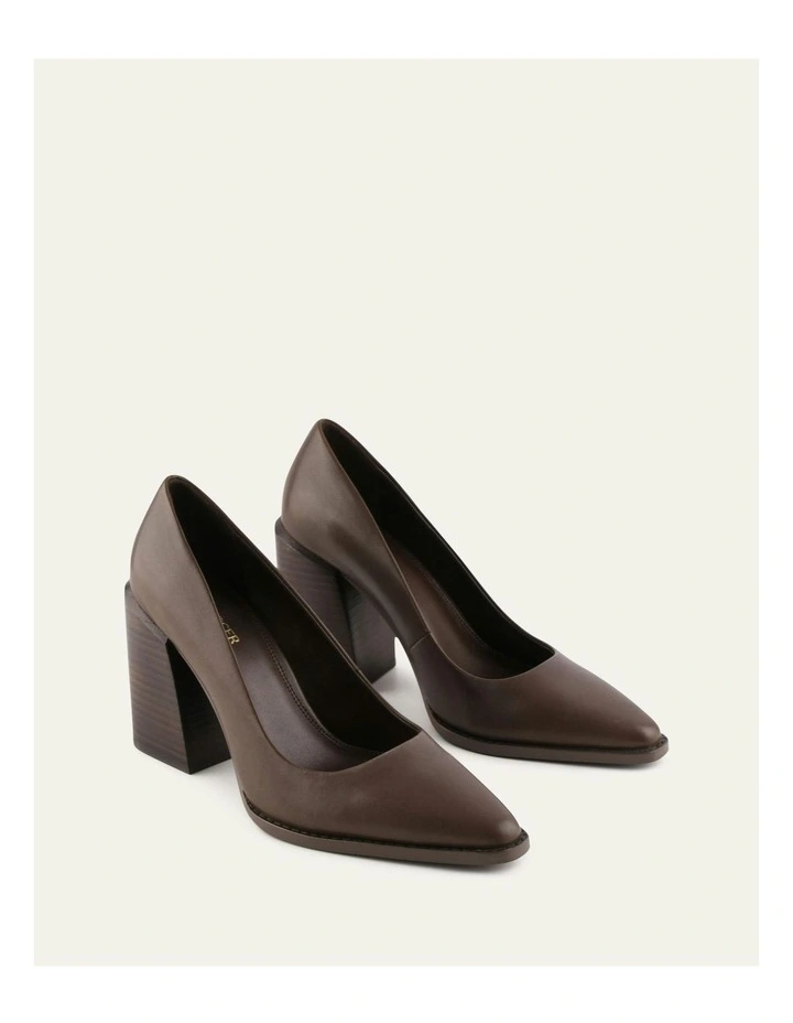Corbyn High Heels in Dark Rye Leather image 2