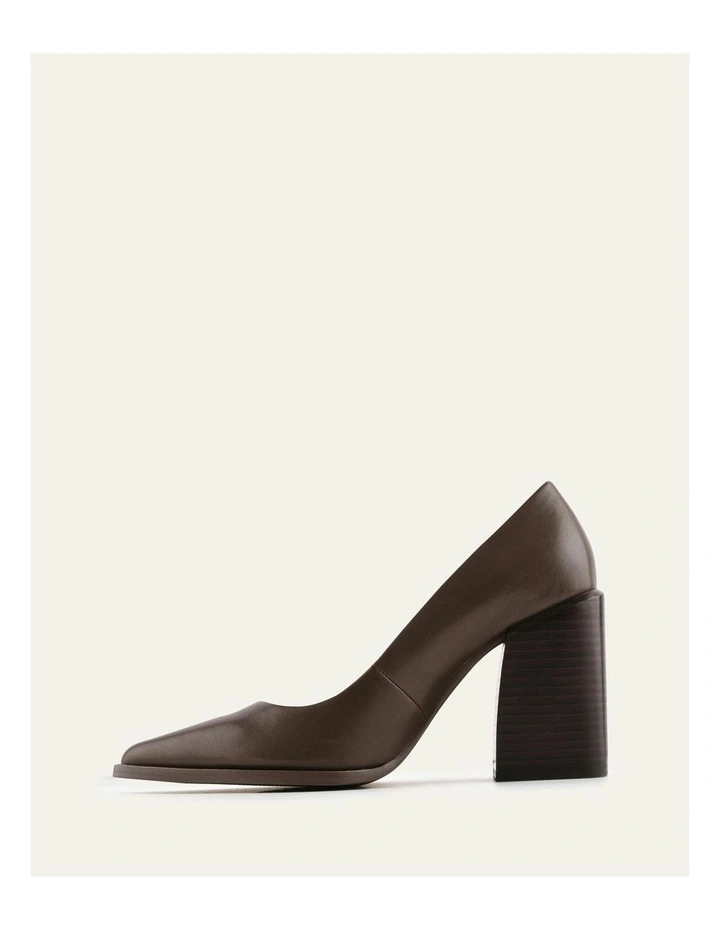 Corbyn High Heels in Dark Rye Leather image 5