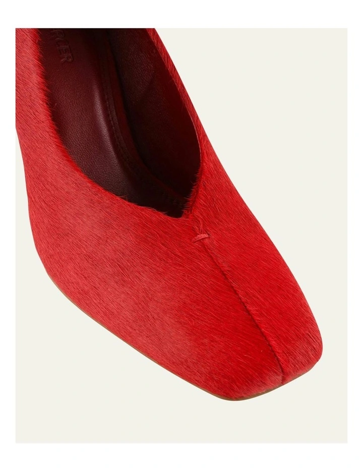 Carey Leather High Heels in Chilli image 4