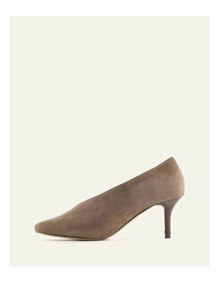 Ella Suede Mid Heels in Ash image 5