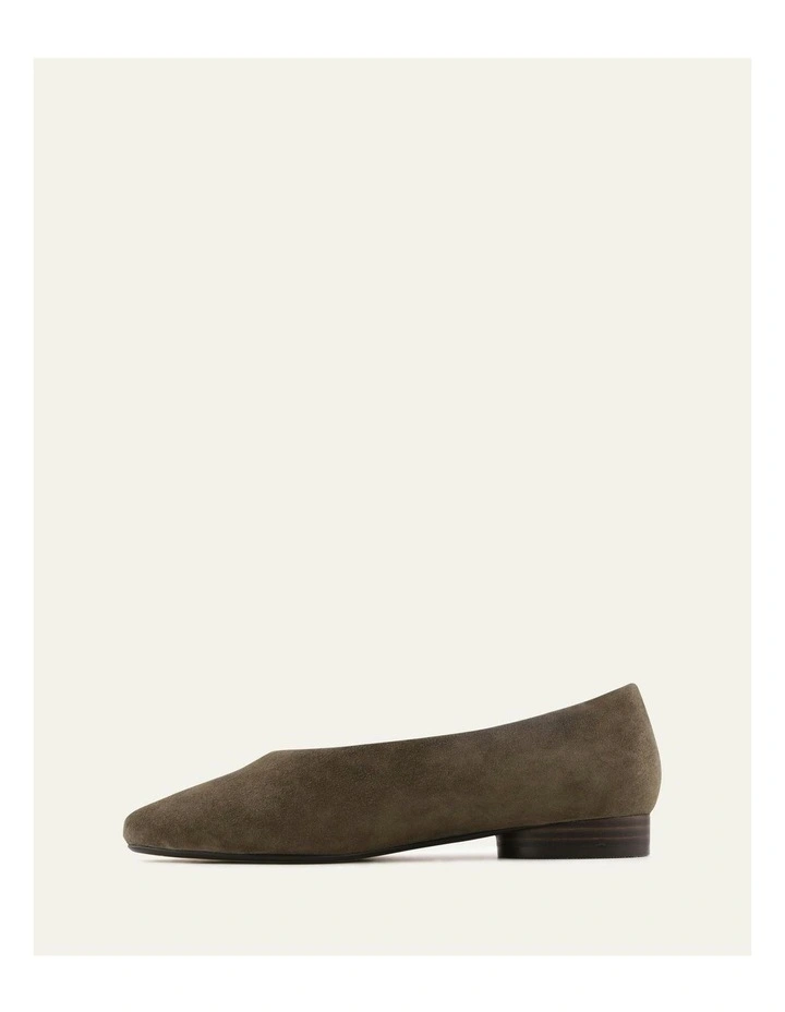 Roxy Dress Flats in Dark Olive Multi image 5