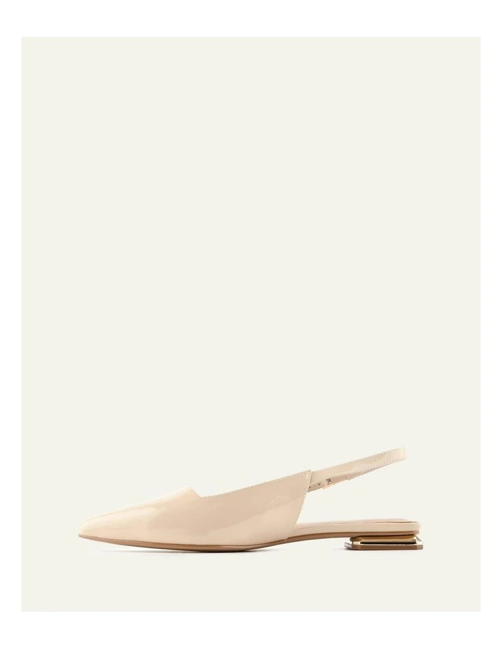 Eclipse Dress Flats Patent in Sand image 5