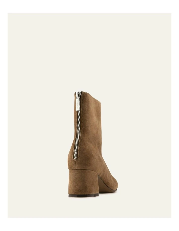 Nori Mid Ankle Boots in Bark Suede image 4