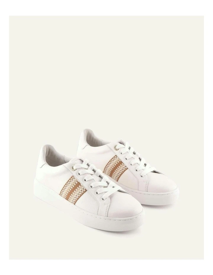 Leather Holly Sneakers in White image 2