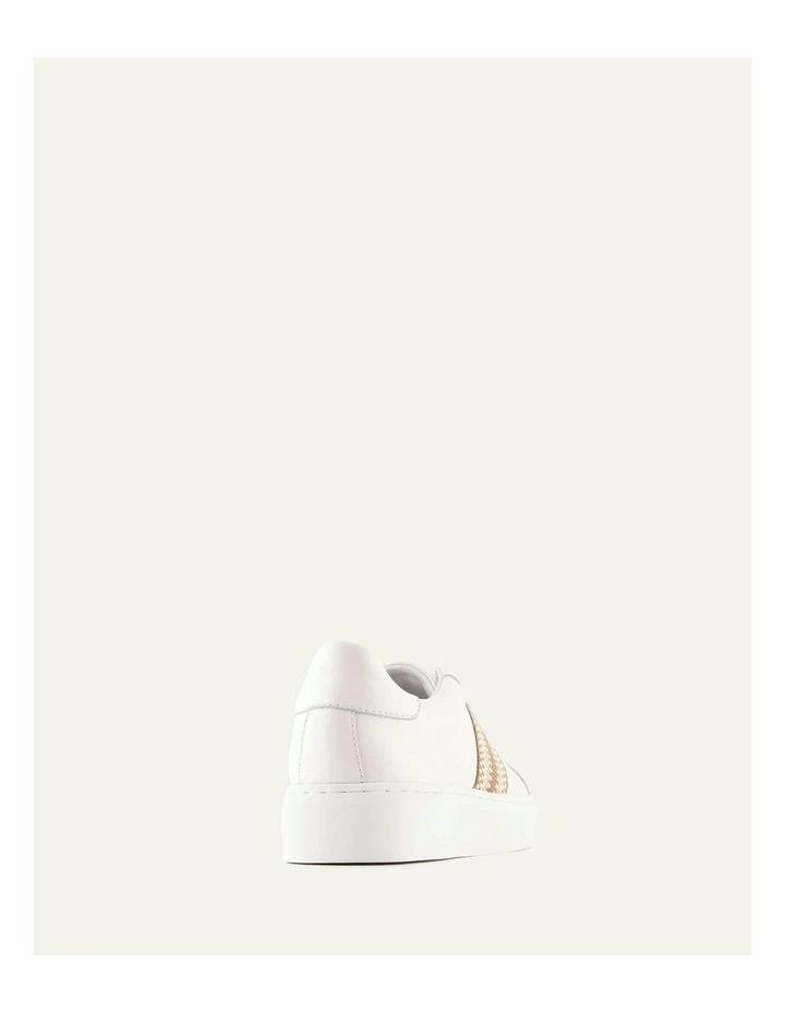 Leather Holly Sneakers in White image 4