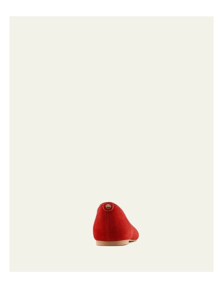 Serena Casual Flats in Chilli Suede image 5