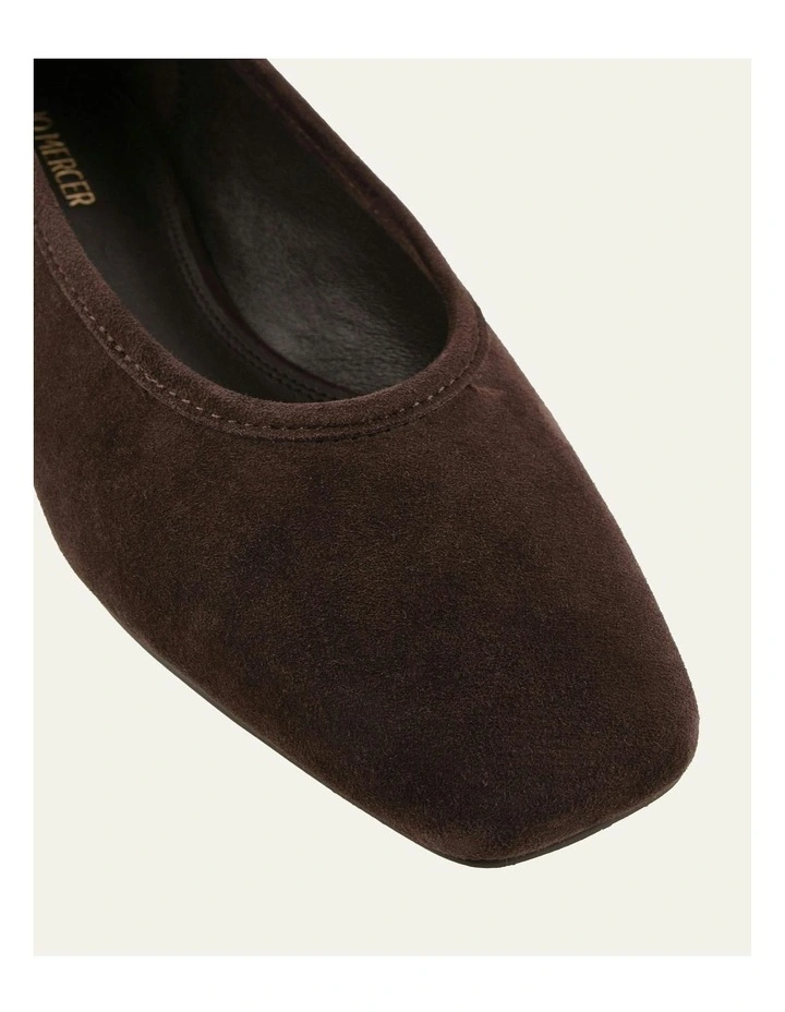 Serena Casual Flats in Bitter Choc Suede image 4