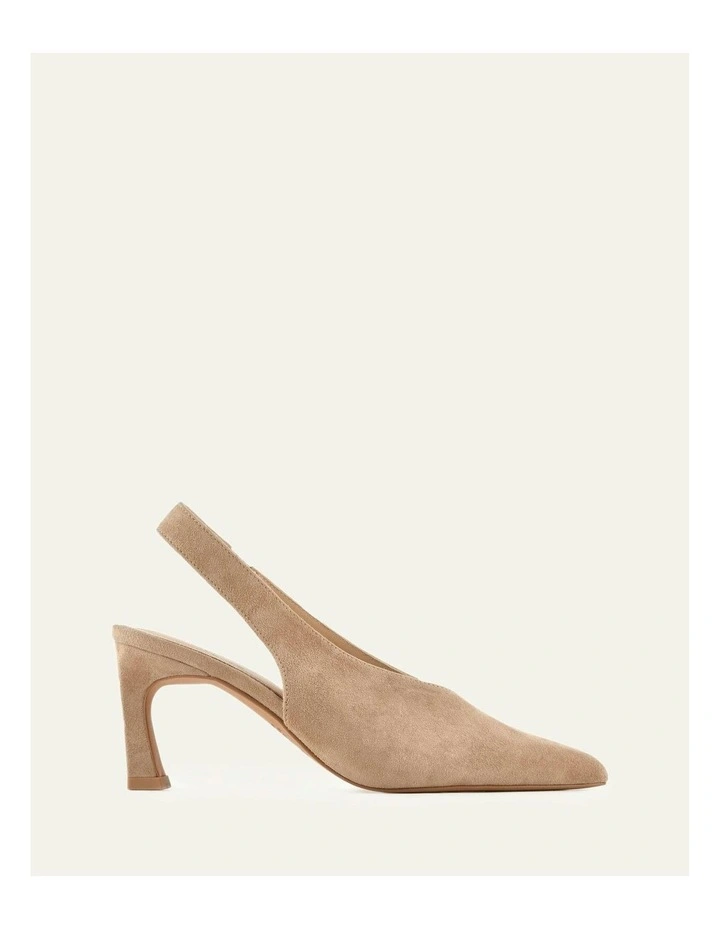 Evie Mid Heels in Latte Suede image 1