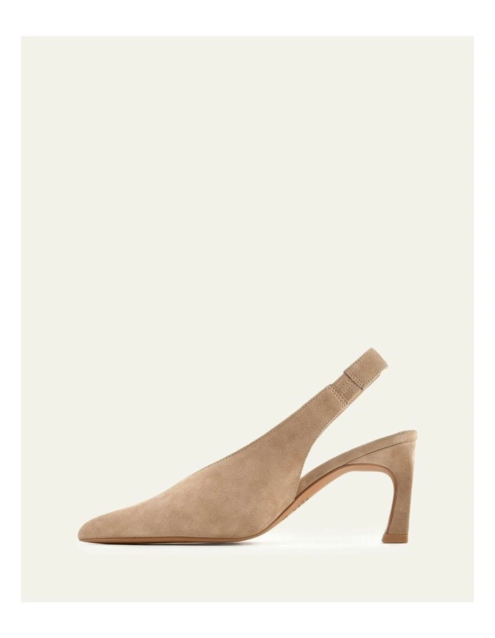 Evie Mid Heels in Latte Suede image 5