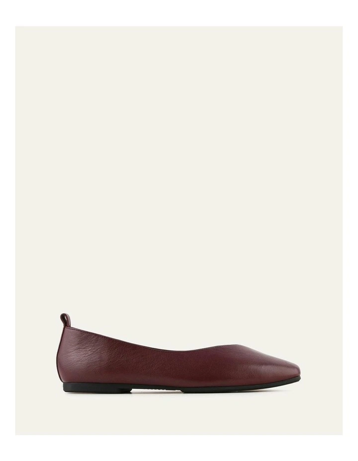 Nico Casual Flats in Merlot Leather image 1