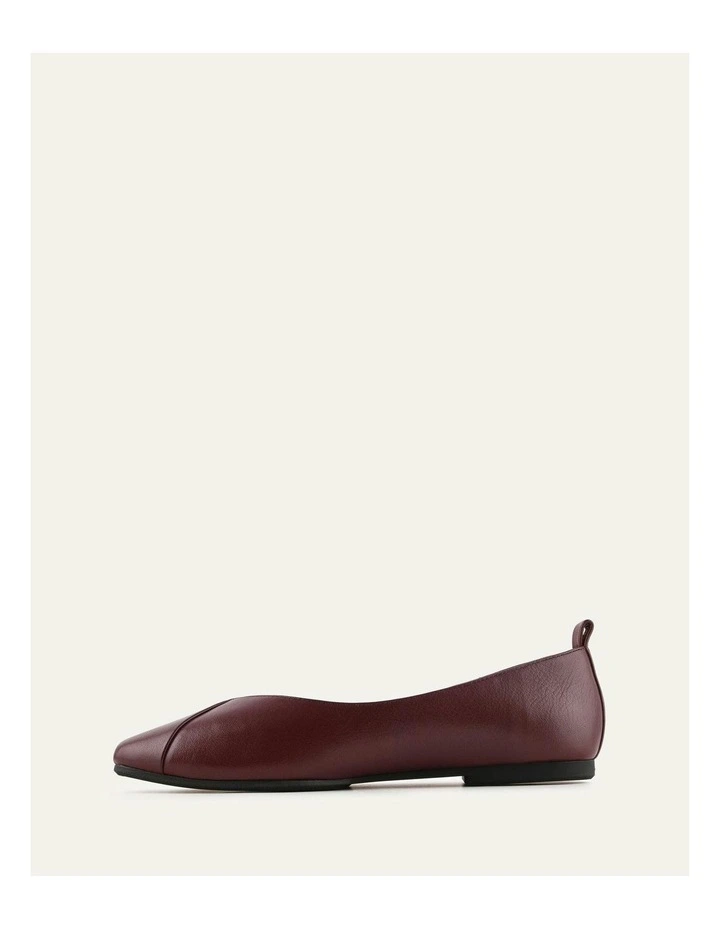 Nico Casual Flats in Merlot Leather image 5