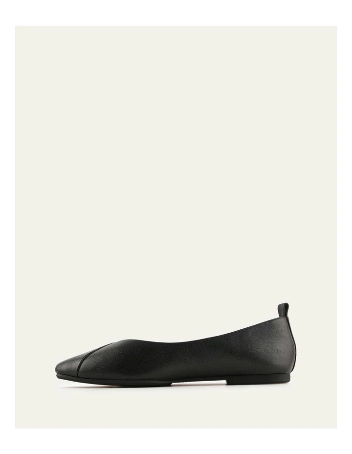 Nico Casual Flats in Black Leather image 5