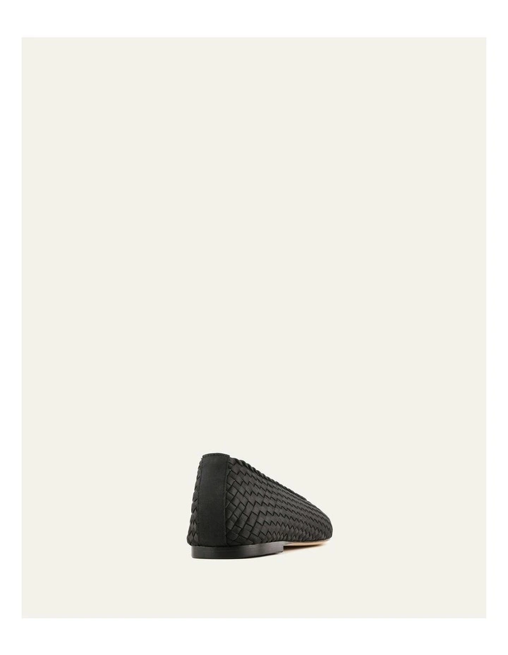 Vivienne Casual Flats in Black Satin image 4