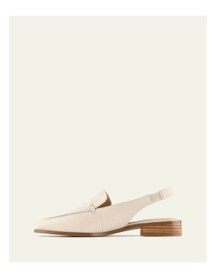 Rana Casual Flats in Off White Leather image 5