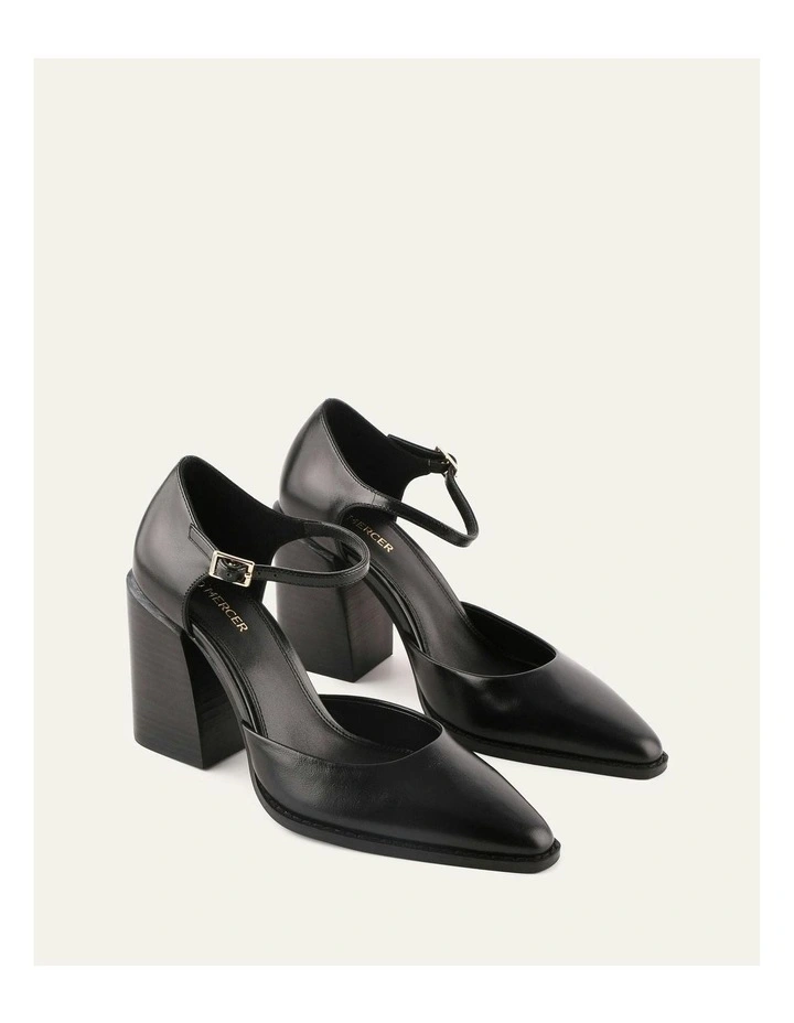 Cooper High Heels in Black Leather image 2