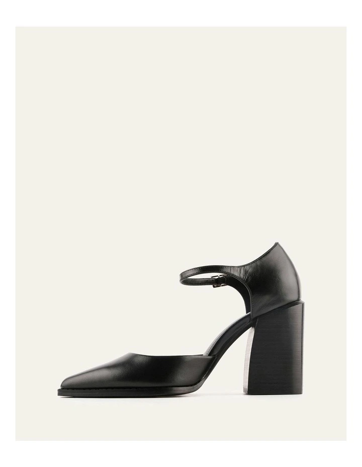 Cooper High Heels in Black Leather image 5