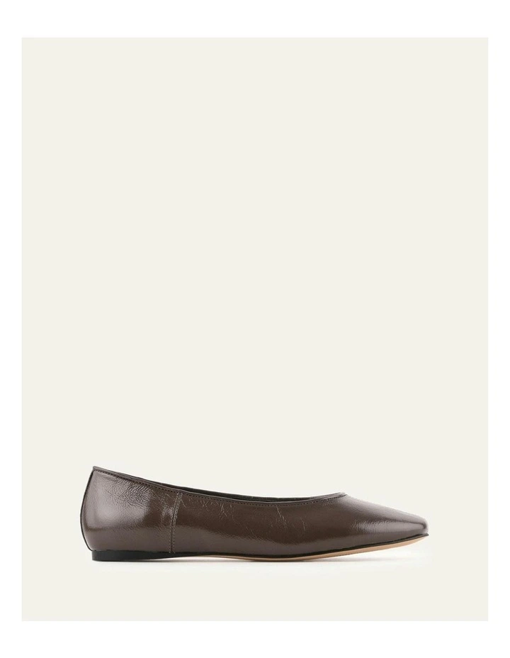 Yarra Dress Flats in Dark Rye Leather image 1