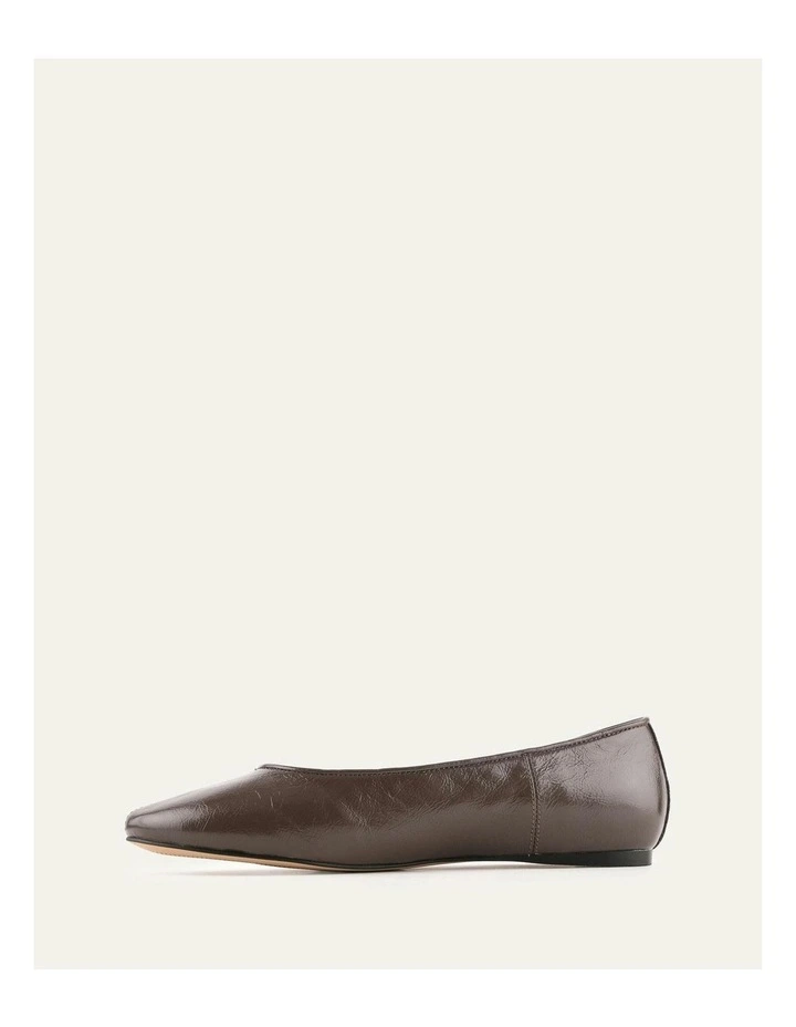 Yarra Dress Flats in Dark Rye Leather image 5
