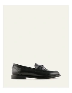 Rosie Loafers in Black Leather