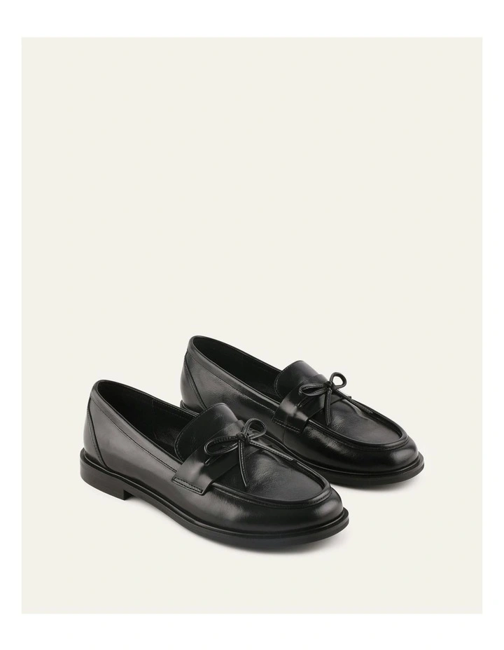 Rosie Loafers in Black Leather image 2