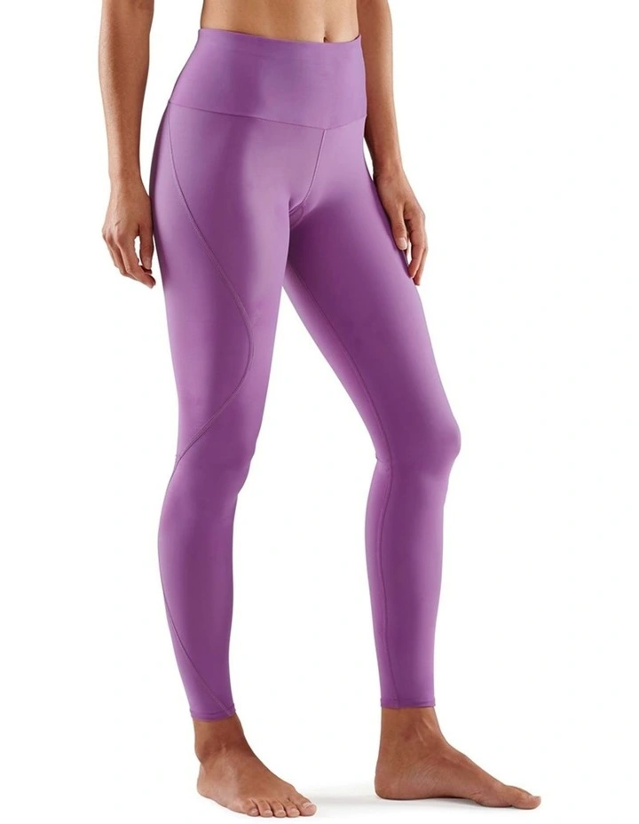 Series-3 Travel And Recovery Amethyst Run/Gym Long Tights in Purple image 3