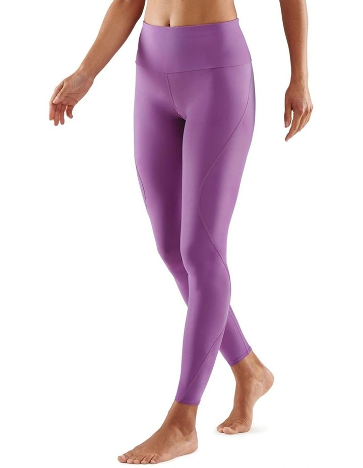 Series-3 Travel And Recovery Amethyst Run/Gym Long Tights in Purple image 4
