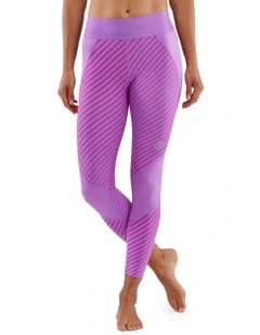 Series-3 Linear Running Activewear 7/8 Tights in Hot Pink