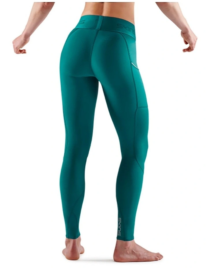 Series-3 Running Activewear Long Tights in Lt Teal image 2