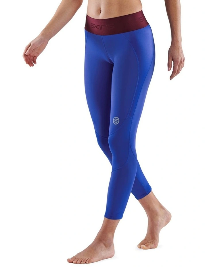 Series-3 Running Activewear Long Tights in Dazzling Blue image 4