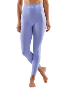 Series-3 Seamless Thistle Down Run Activewear Long Tights in Purple