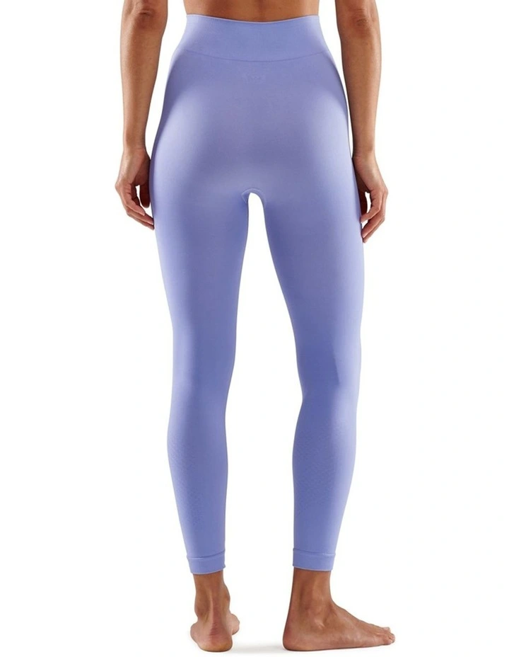 Series-3 Seamless Thistle Down Run Activewear Long Tights in Purple image 2