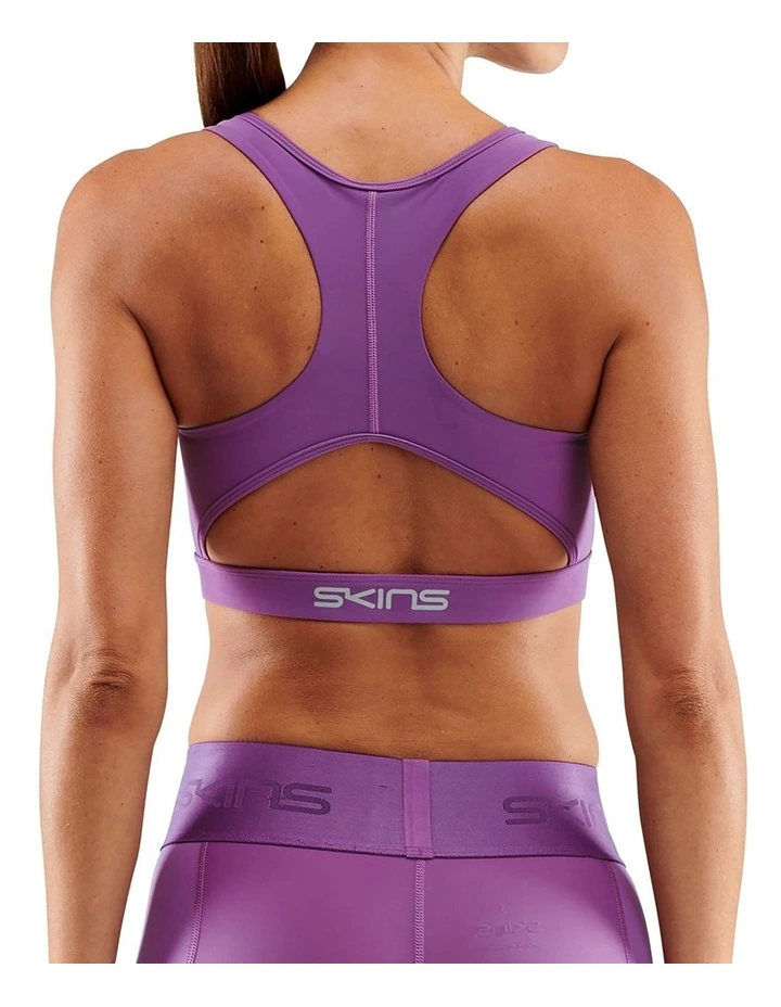 Series-3 Amethyst Running Activewear Active Bra in Purple image 2