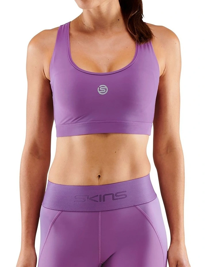 Series-3 Amethyst Running Activewear Active Bra in Purple image 3