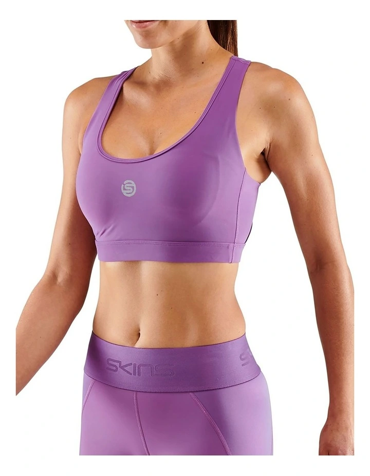 Series-3 Amethyst Running Activewear Active Bra in Purple image 4
