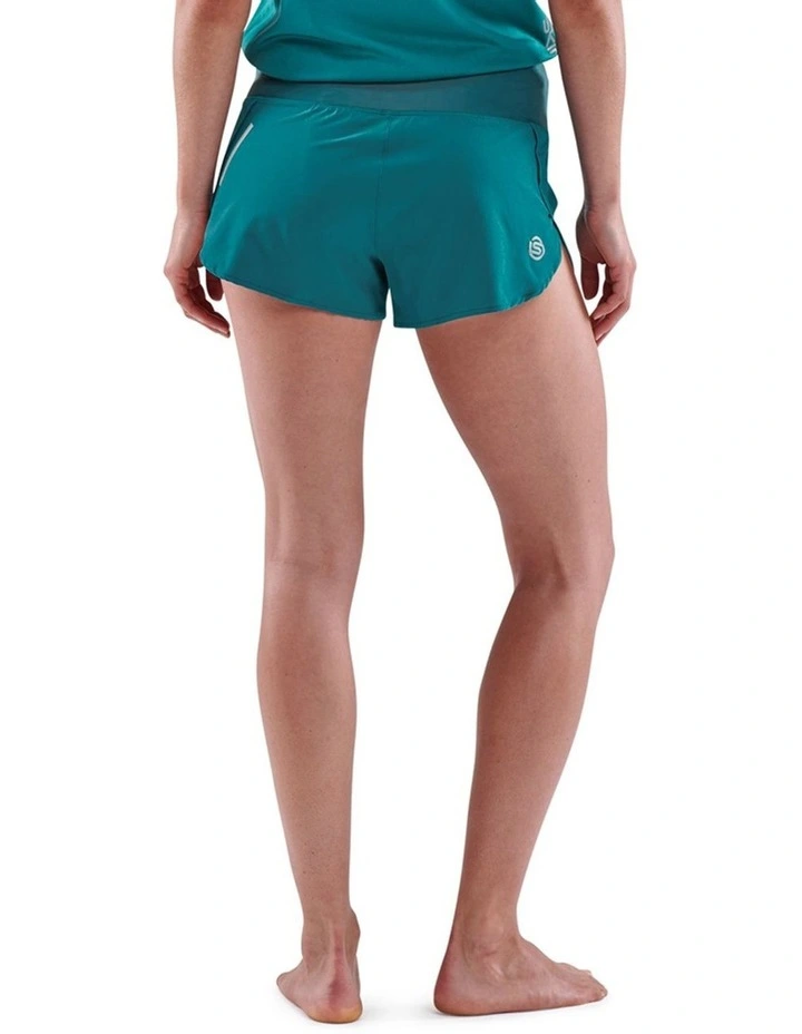 Series-3 Running Activewear Run Shortsin Teal image 2