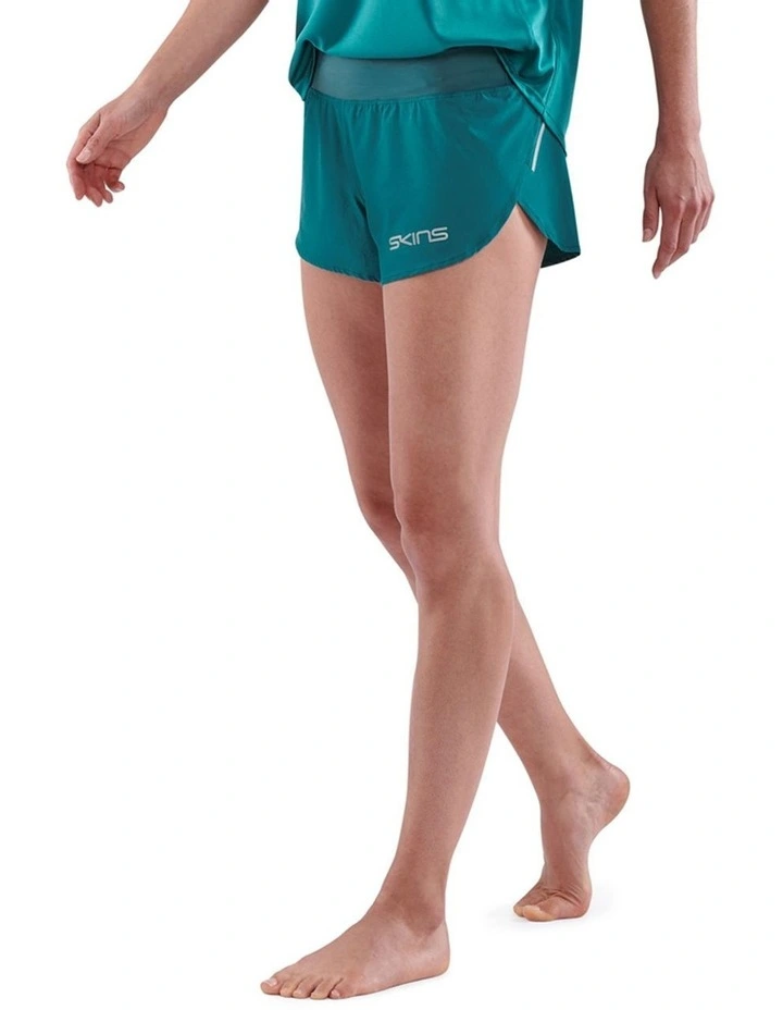 Series-3 Running Activewear Run Shortsin Teal image 4