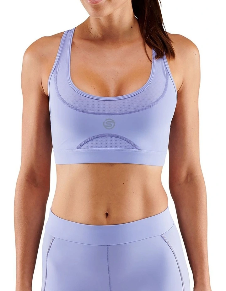 Series-3 Thistle Down Running Activewear Elite Bra in Purple image 3